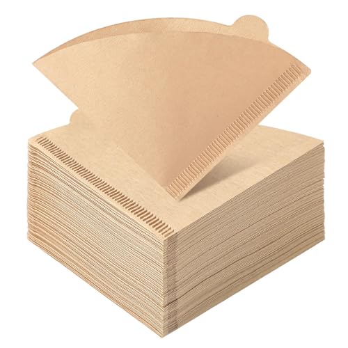 200 Count Coffee Filter, Size 02 Natural Unbleached Pour Over Coffee Filter