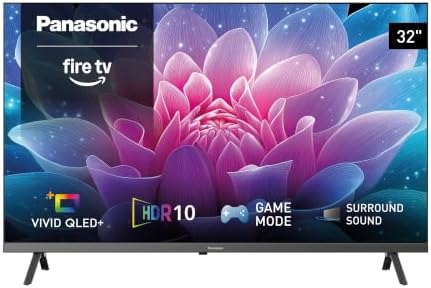Panasonic TV-32S65C, Full HD Vivid QLED+, Fire TV Fernseher, Smart TV | AI Colour Engine, Dolby Atmos, Alexa Sprachsteuerung, Apple Airplay, Bluetooth, 60Hz, 32" (82cm), S65C Serie