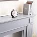 Rebecca Mobili Marco de Chimenea Decorativo, Chimenea Falsa, Estilo Moderno, Gris, MDF,...