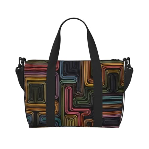 The beauty of origami - Bolsa de gimnasio estampada para fin de semana, ideal para viajes de negocios
