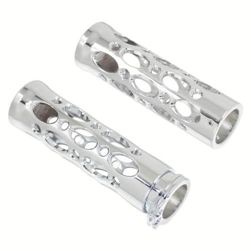 Poignées guidon moto anti vibration et design creux pour réduire la fatigue en route