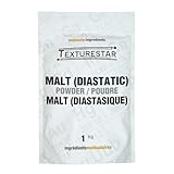 Texturestar Diastatic Malt Powder (Malted Milk) - 1Kg (2.2Lb) | Dry Baking Powder