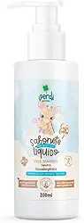 Sabonete Líquido Vegano Natural Bebê Infantil Probiótico Hipoalergênico Neutro Desenvolvido para Pele Delicada Não Arde os Olhos Derrmatológicamente Testado 100% Natural