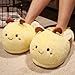 NiClothes Women's Cute Bee Bootie Slippers, Fuzzy Animal House Slippers with Heel, Warm Cozy Non-Slip Soft Sole for Indoor Comfort (Bee, Adult, Women, 5, Numeric Range, US Footwear Size System, 9, Medium)