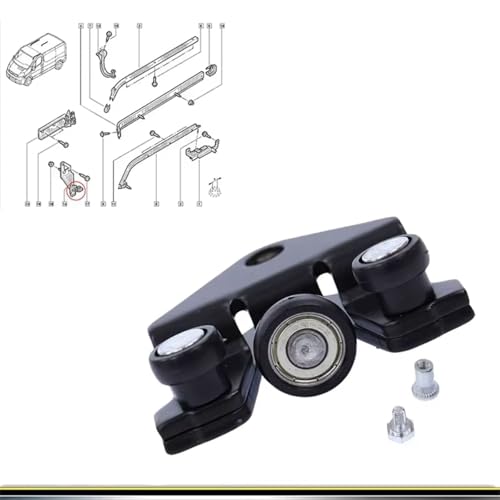 Guide-rouleau pour Opel Vivaro, charnière 770031 haute résistance
