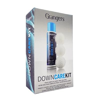 Grangers Down Care Kit with Wash + Repel for Down 2 In 1 (10 oz) and 3 Reusable Dry Balls To Restore Down Loft