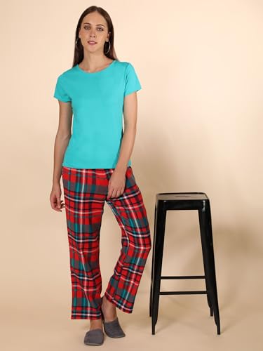 Image of B STORIES Women's Cotton Pyjama Set | Comfort and Relexed Nightsuit for Ladies