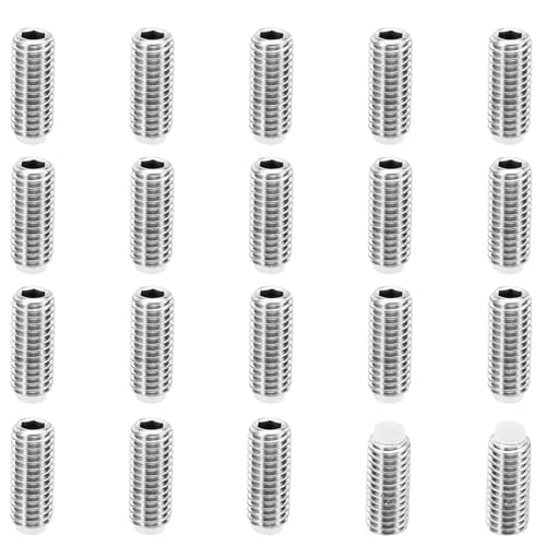 PATIKIL M5x12mm Nylon Tip Grub Screw