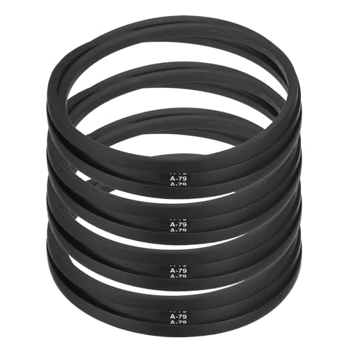 Image of uxcell 4pcs A79 or 4L810 Classic Wrapped Rubber V-Belt, 79 inch(2000mm) Inside Circumference, A Profile V Belt