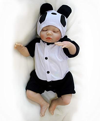 HAPPY Otarddolls 18 inch 45 cm Realistic Reborn Baby Doll Silicone Boy Cute Sleeping Newborn Closed Eyes Babies Kids Toys Gifts