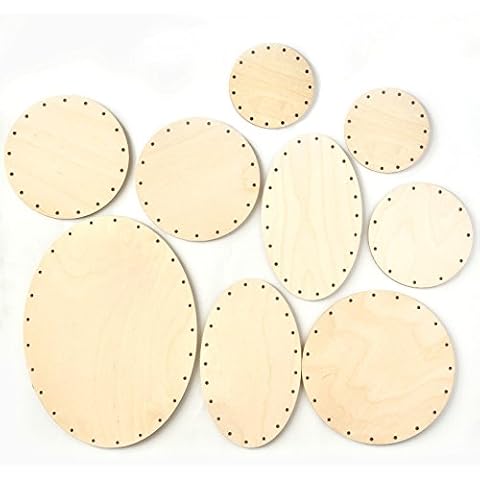 Zita's Creative Korbboden Set bogig, groß - für Peddigrohr 3mm - Flechten, Korbflechten, Schilf Set, Peddigrohr, Flechtmaterial, Flechtset, Rattan Cover