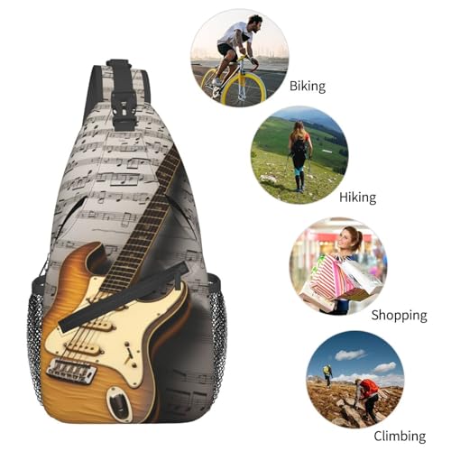 Bolso Cruzado Deportivo para Hombre Negro miniatura 6