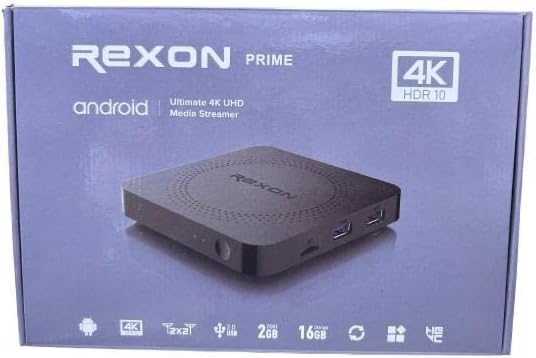 Rexon Prime 4K HDR 10 UHD Media Streamer