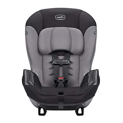 Evenflo Sonus Convertible Car Seat, Charcoal Sky
