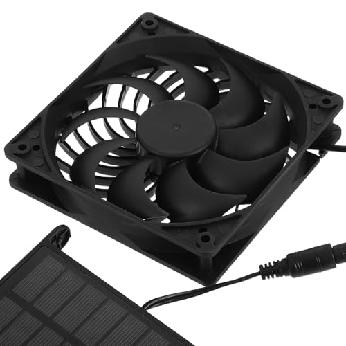 Ventilador solar para gallinero con panel de 3w extractor de aire mini 4