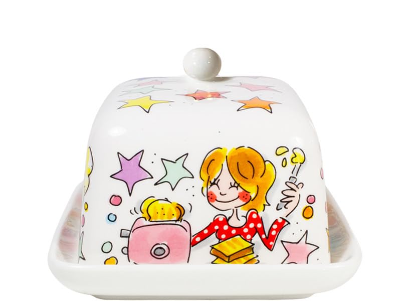 Butterdose aus Keramik – Butter Makes it Better – Blond Amsterdam – Frühstücksaccessoire – Dekorativ & Praktisch – Geschenkidee