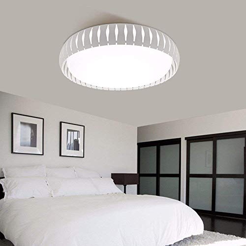 Plafonnier extérieur LED blanc 46cm GZZ style américain moderne