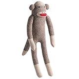 Multipet Plush Dog Toy - Sock Monkey Pack of 2