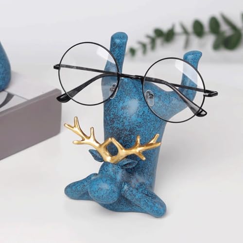 Accesorios decorativos y soporte para gafas de sol azul multiusos 6