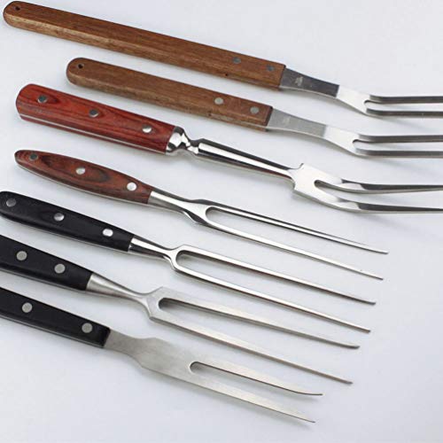 Cabilock Garfo para Churrasco Garfo de Aço Inoxidável Garfos para Carne Garfos para Frutas Garfos pa