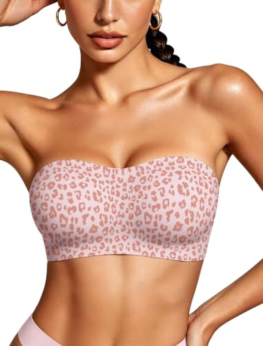 Image of Vertvie Strapless Bra Jelly Push Up Seamless Wireless Tube Top