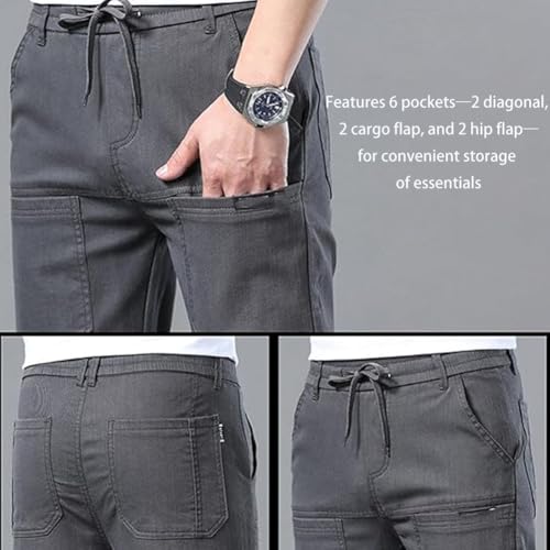 MenComfy Cargo Pants Stretch, Multipants - High Stretchs Multi-Pocket Durable Cargo Pants, Silm Fit Stretch Pant for Men2