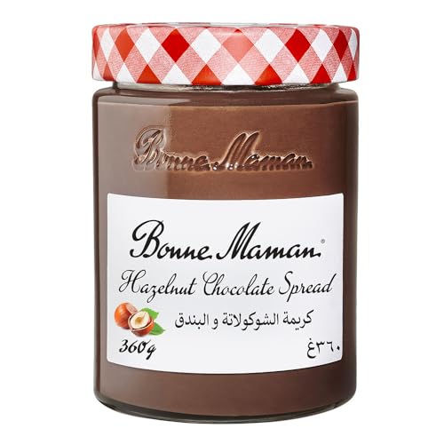 Bonne Maman Hazelnut Chocolate Spread with Cocoa, Palm Oil Free , 20% Hazelnut, 360g