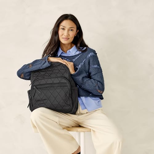 Image of Vera Bradley Women's Performance Twill Large Bancroft Backpack, Moonless Night, One Size