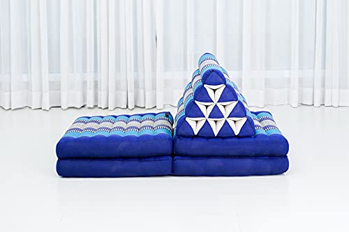 Image of Leewadee Thai Foldable Floor Mat 89 x 20 inches Kapok with Backrest