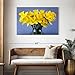 ElephantStock - All Yellow Daffodils Wall Art - Horizontal Canvas Wall Art - Living Room Wall Decor - Photography Floral And Botanical Canvas Art - Yellow And Green Decor - 45
