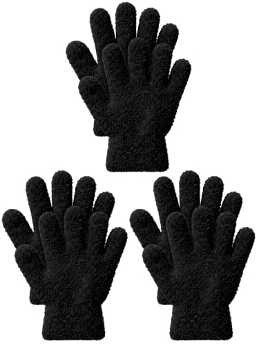 Image of EBOOT 3 Pairs Winter Kids Gloves Warm