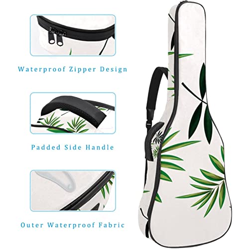 Green Leaves Housse de protection rembourrée pour guitare classique acoustique Motif feuilles vertes, Multicolore 05, 42… - Les Beatles, Paul McCartney, John Lennon, RIngo Starr, George Harrison Green Leaves Housse de protection rembourrée pour guitare classique acoustique Motif feuilles vertes, Multicolore 05, 42… – Image 5