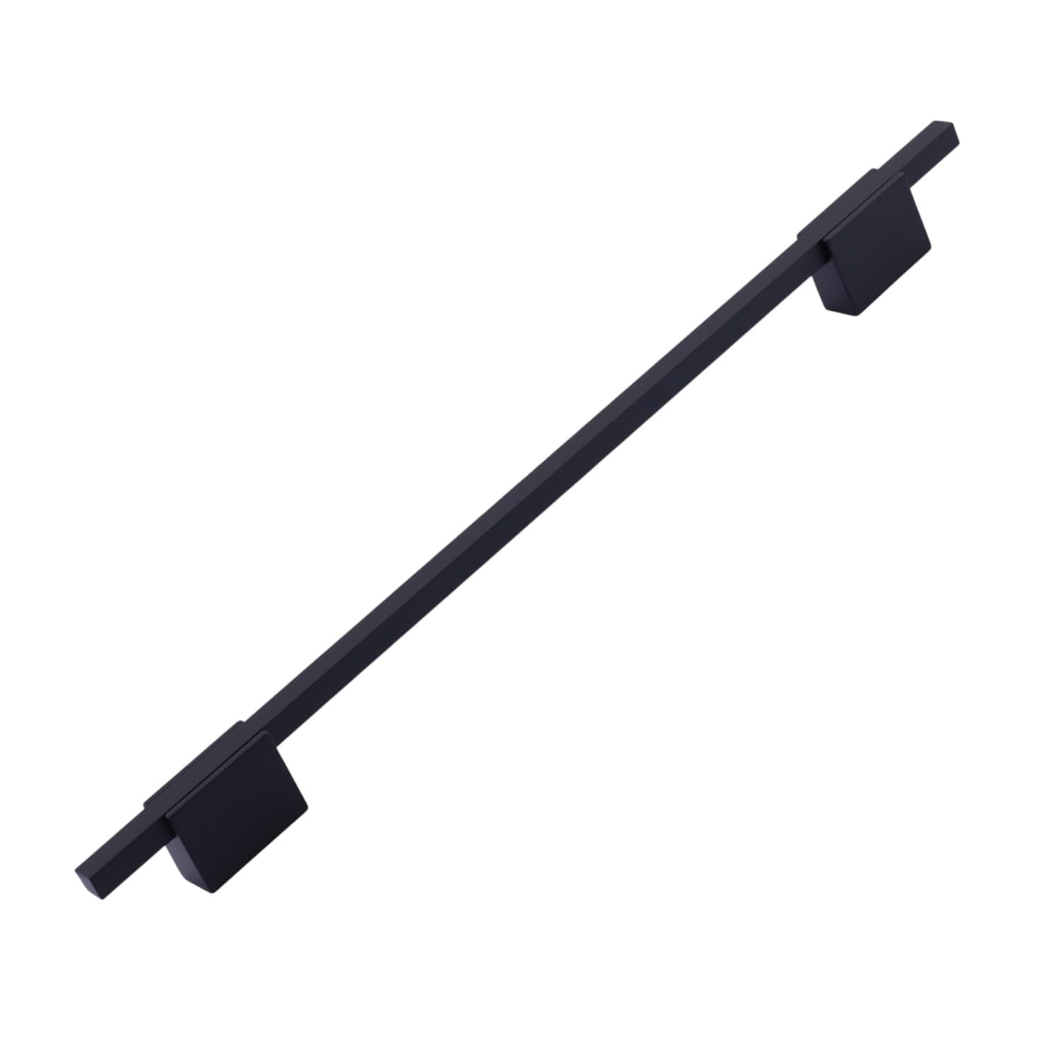 Boyut Siyah Metal 256 mm Uzun Dolap Kulpları Mutfak Çekmece Kulbu Kapak Kulbu Mobilya Kolu Aksesuarı