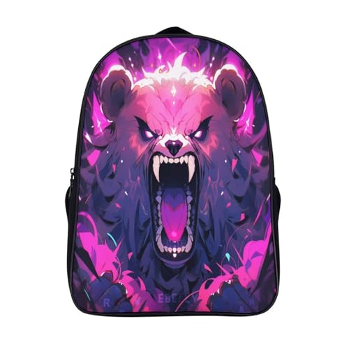 Sac à dos pour enfants avec sac à lunch intégré Angry Bear fille