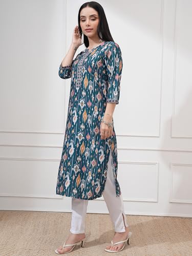 Image of Vishudh Women's Kurta | Regular Fit | Trendy Ethnic Top for Everyday Comfort