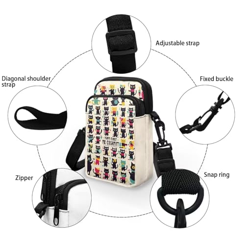 Girls Shoulder Bags Crossbody Messenger Bag Chest Bag Phone Pouch for Travel School4