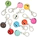 Nikeg Dog Collar Bells 20Pcs Dog Cat Collar Bells Pet Hanging Wear-Resistant Metal for Decoration Multi-Function Accessories