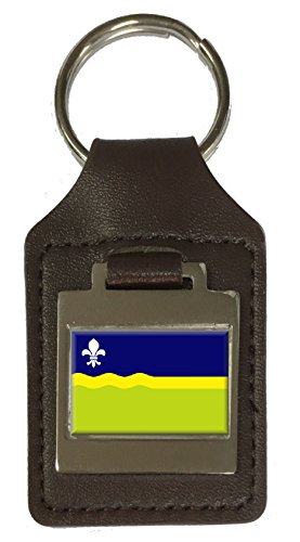 Porte-clés en cuir gravé Flevoland : fini les rayures sur vos objets