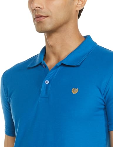 Image of Duke Stardust Men Half Sleeve Cotton T-Shirt (SD51 Bonnet Blue M)