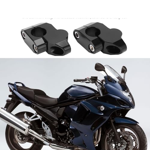 Élévateur de guidon 22mm pour moto en alliage aluminium CNC