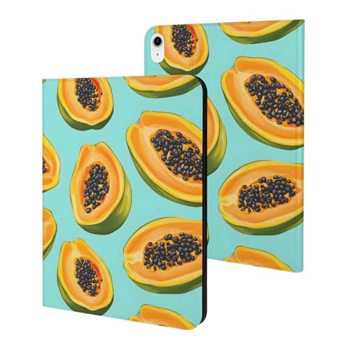 Housse iPad 11 2025 papaye - Étui fin compatible iPad 10e génération 10.9