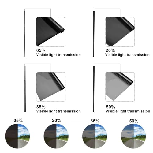 image for Mkbrother® Car Window Tint Film - 35% VLT 20