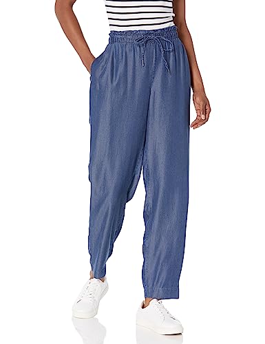 Pantalons slim ankle paperbag à enfiler pour un confort quotidien absolu