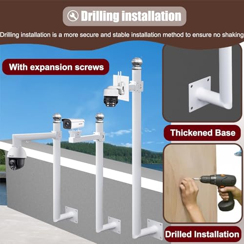 Poteau de caméra IP de surveillance pour éliminer les angles morts - 5
