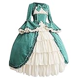 F_Gotal Womens Dresses Women's Rococo Ball Gown Gothic Victorian Dress Costume Gothic Period Ball Gown Reenactment Theater Costumes Blue