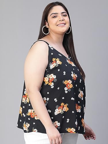 Image of oxolloxo Women Shoulder Strap Round Neck Plus Size top