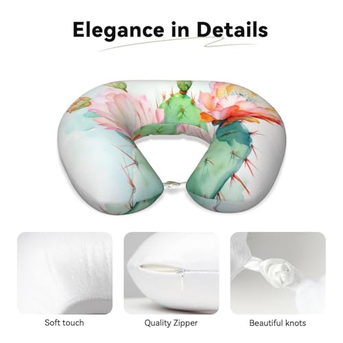 Almohada de viaje con espuma viscoelástica y funda negra miniatura 4