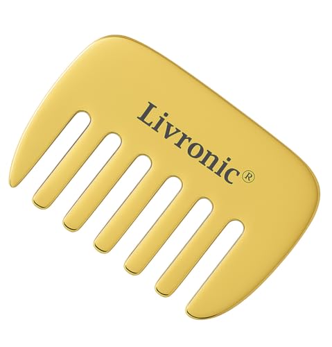 Image of Livronic Kansa Comb Massager- Relaxing Scalp Massager for Detangling | Reduce Hair fall and Help In Hair Growth | For Men and Women (Pack of 1) (KANSA COMB HEAD MASSAGER)