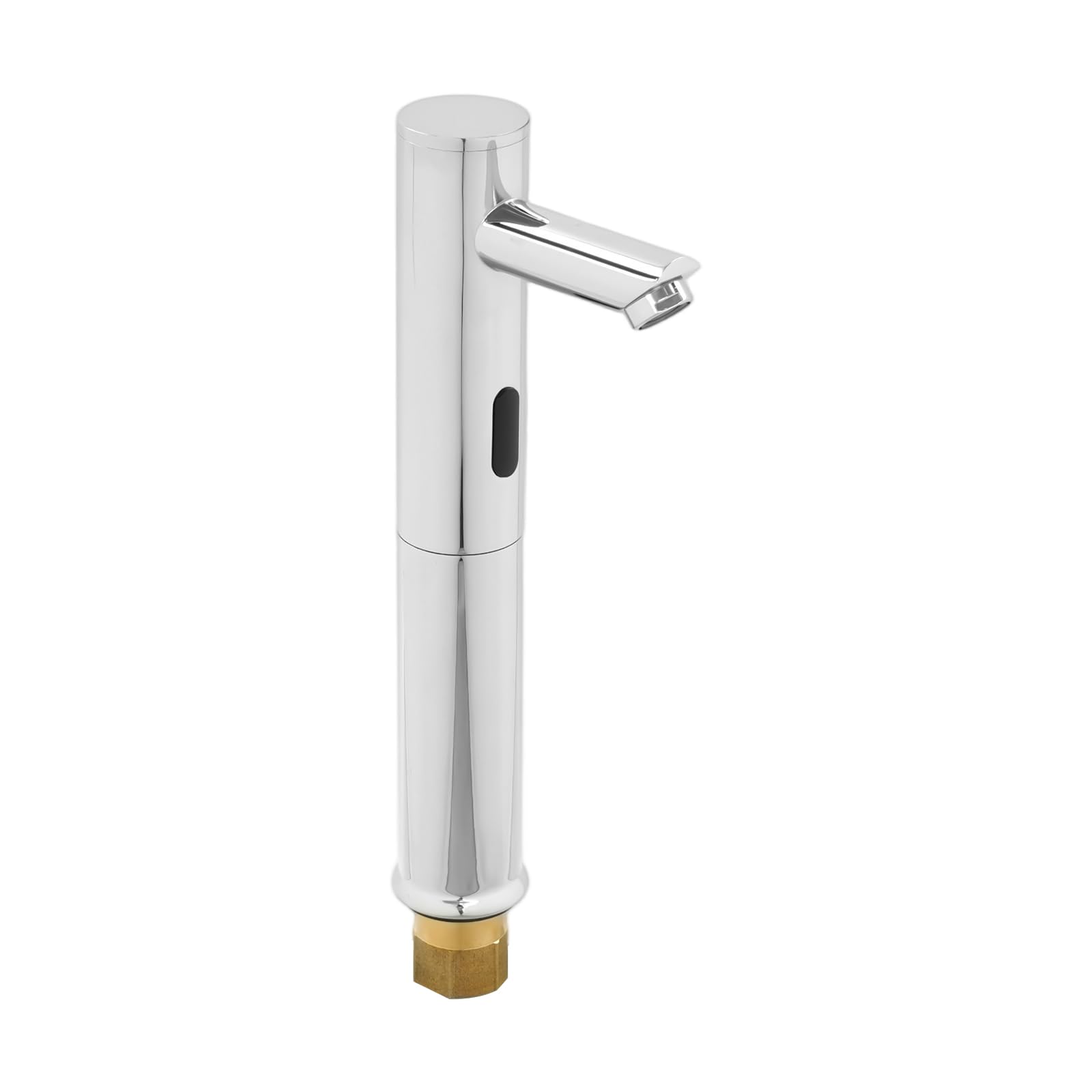 Grifo de lavabo con sensor para baño, grifo mezclador de infrarrojos, grifo automático con sensor de infrarrojos, grifo de cocina sin contacto, cuerpo cromado (32 cm)
