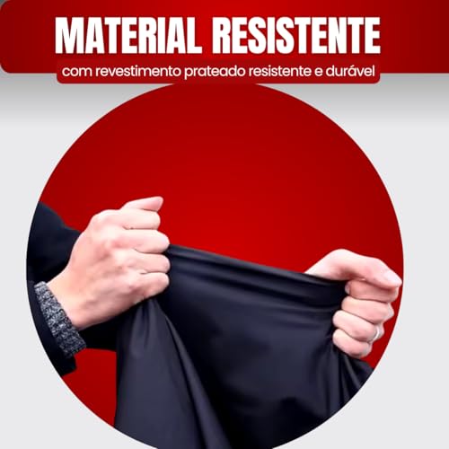 Capa de Moto Protetora Impermeável Tecido Oxford Dobrável e Resistente Preta forro Prateado tamanho